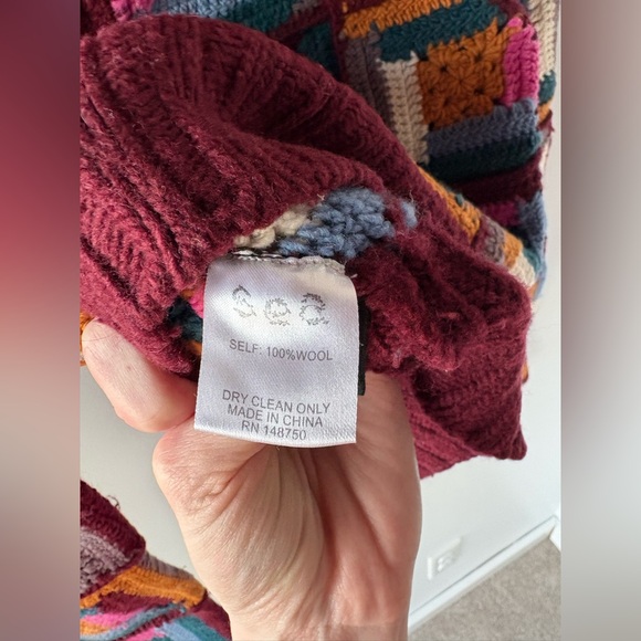 Sea New York Camryn Crochet Wool Pullover Sweater M Medium - Picture 6 of 7